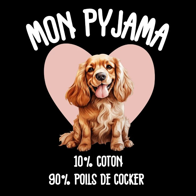 Lustige Cocker Spaniel Hundepyjamas