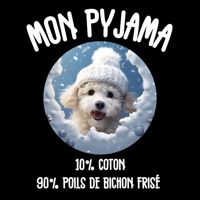 Pyjama Drôle Chien Bichon
