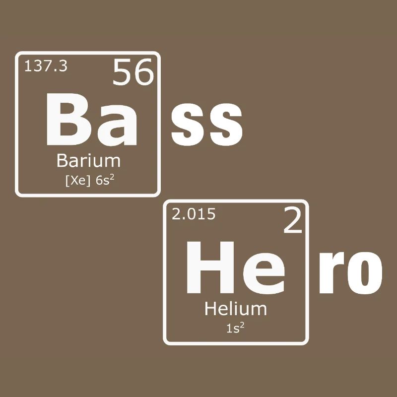 Bass Hero PSE Periodensystem Elemente Nerd