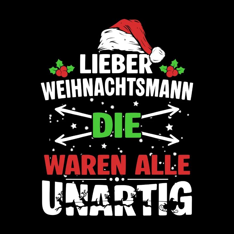 Unartig Weihnachtsmann Spruch