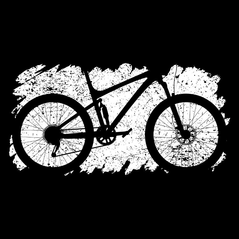 Brushstroke Silhouette de vélo