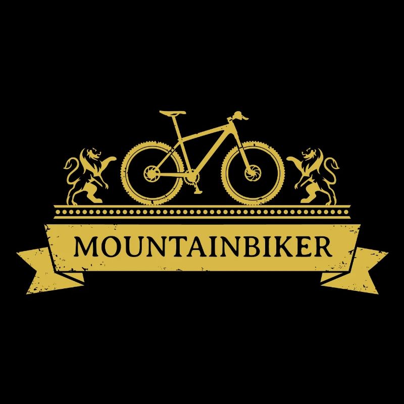 Mountainbiker Wappen Design