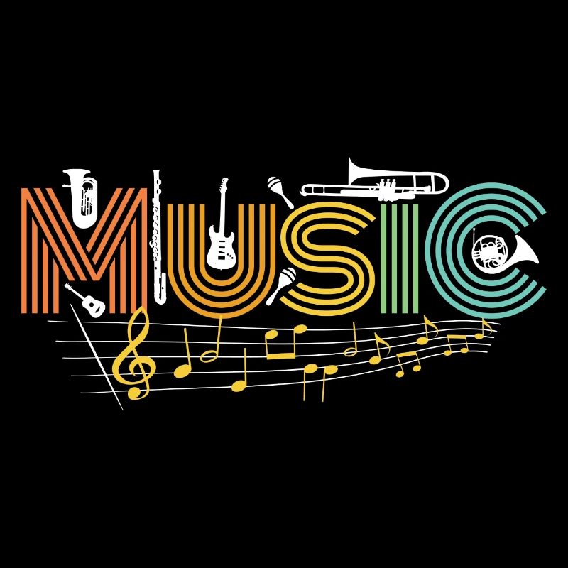 MUSIQUE Vibes – Notes et instruments colorés