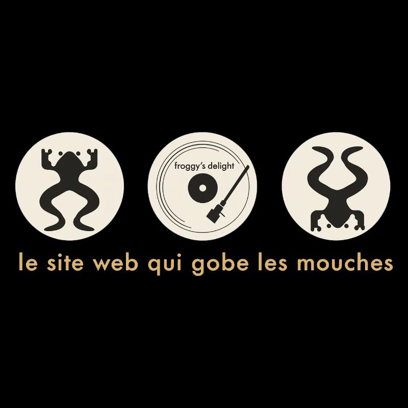 Frog DJ Circle Abzeichen