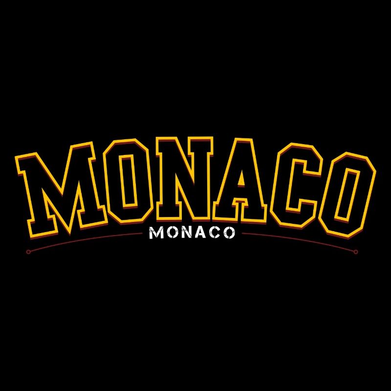 Monaco Retro Racing Badge