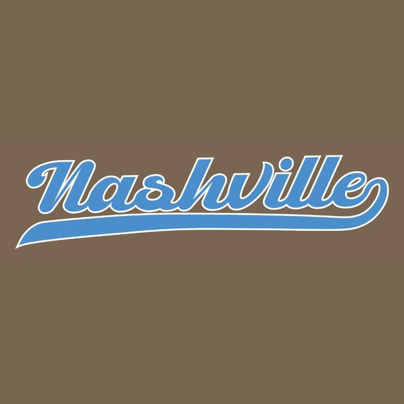 Nashville Script with Swing Line