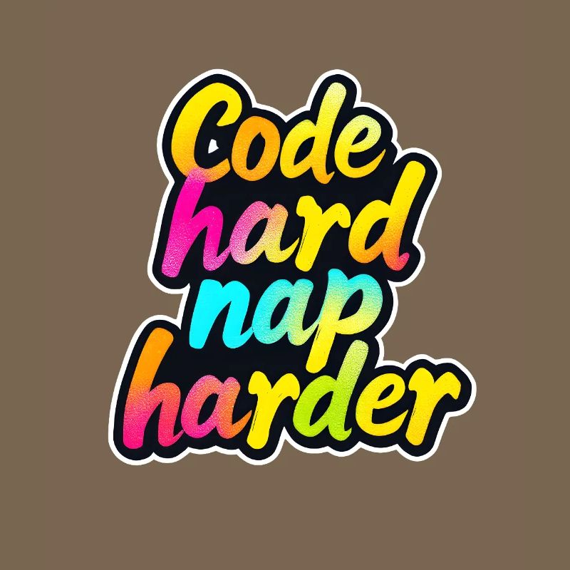 Code Hard Nap Harder Funny Programmer Tee
