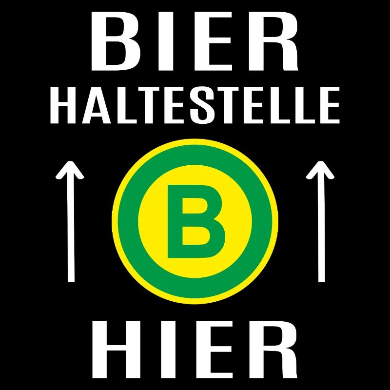 Arrêt de bus Bière Panneau de circulation Arrêt de bière