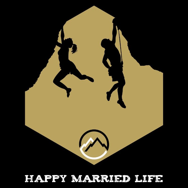 Happy Married Climbing Life. Love Rock Climbing.