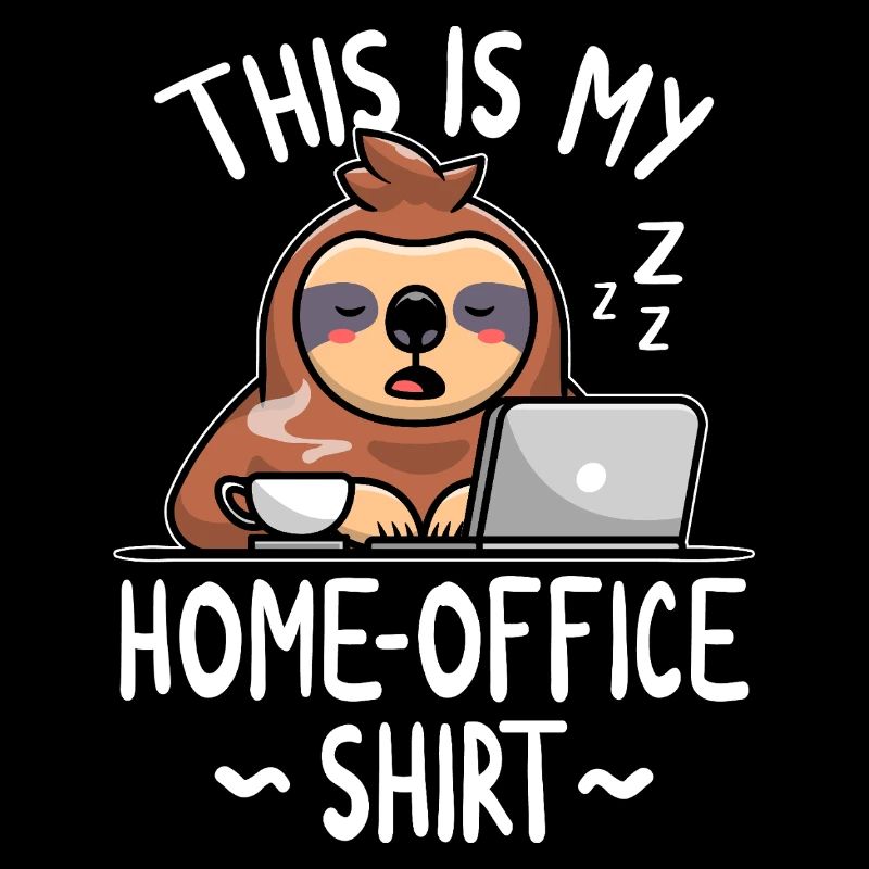 This Is My Home-Office Shirt Sloth