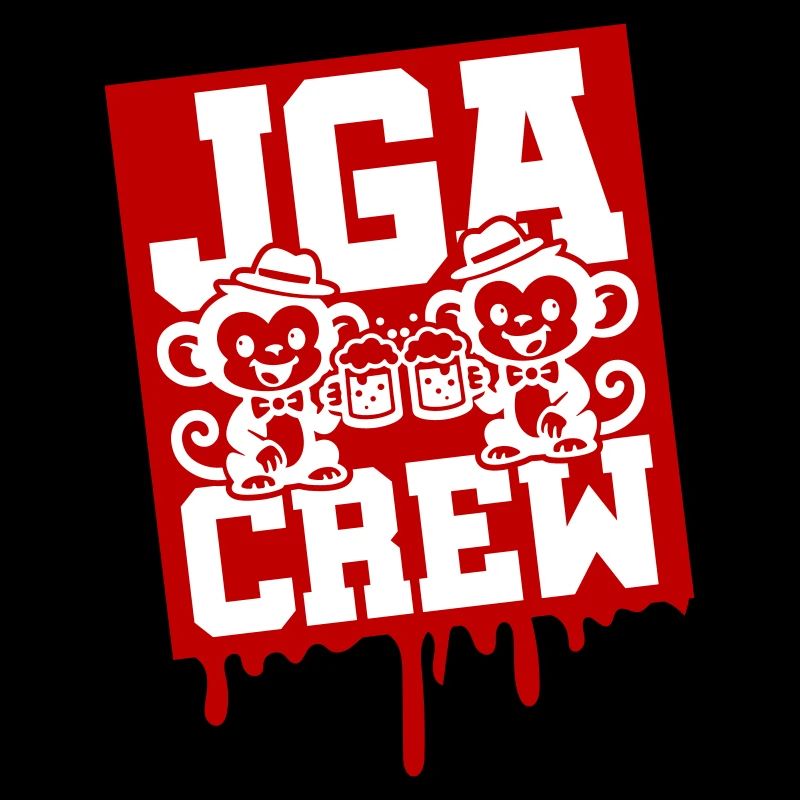 Jga Crew Junggesellen Affe