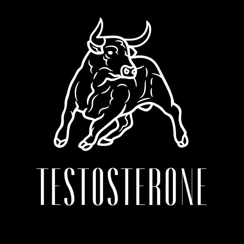 Testosteron Bull Strength Gym Mindset Tee