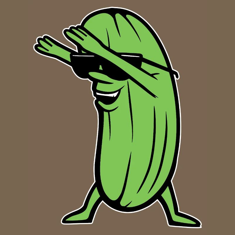 Dabbing Concombre Dabbing Dab Danse Hip-Hop Danse Pose