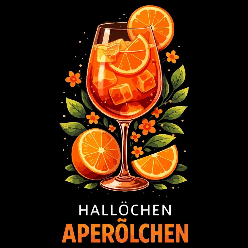 Hallöchen Aperölchen Sommer Party Cocktail Spritz