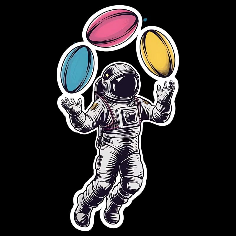 Astronaut Rugby Space Space Weightlessness