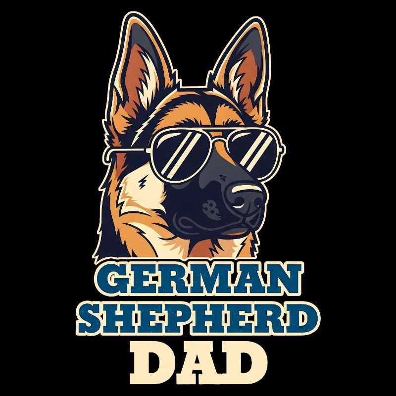 German Shepherd Dad Dog Dad Cool