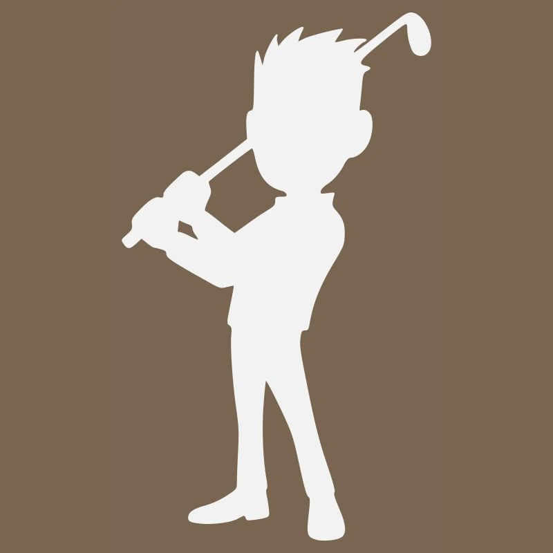 Golf-Design, Golfer Silhouette