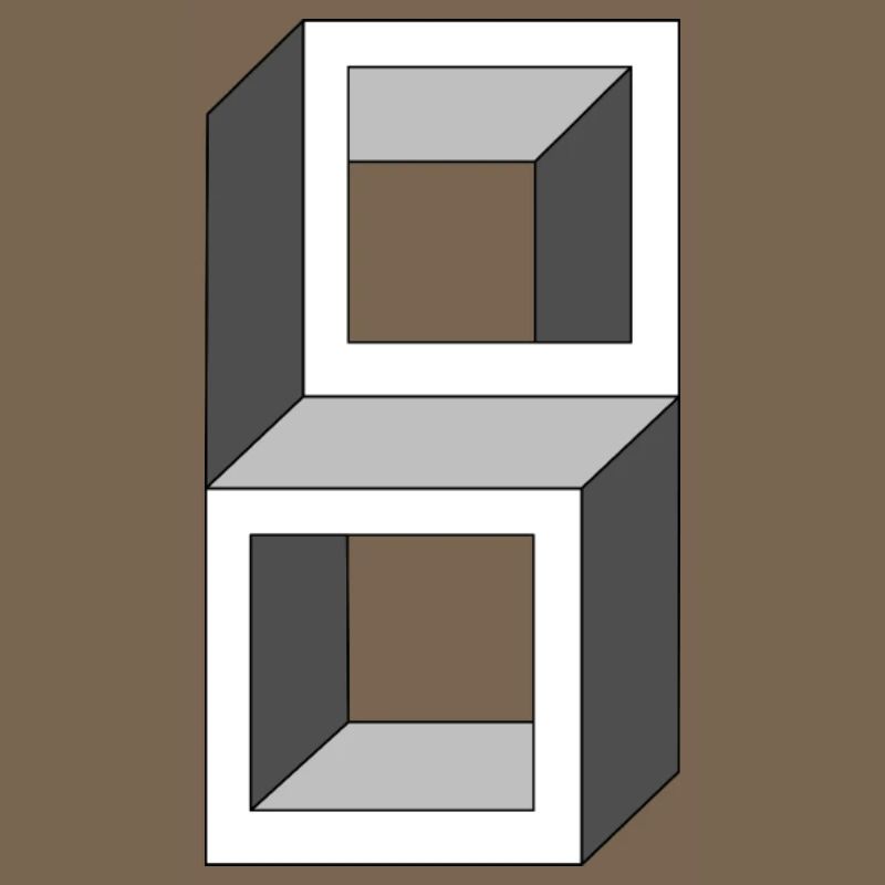 Grayscale Cube Frames