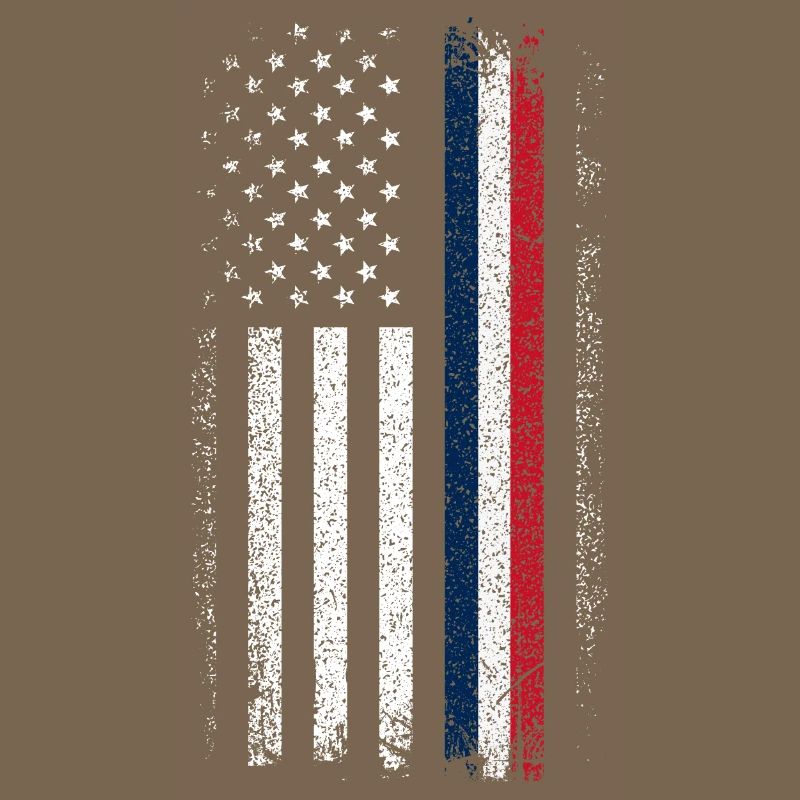 Drapeau en difficulté : Ligne bleue-rouge