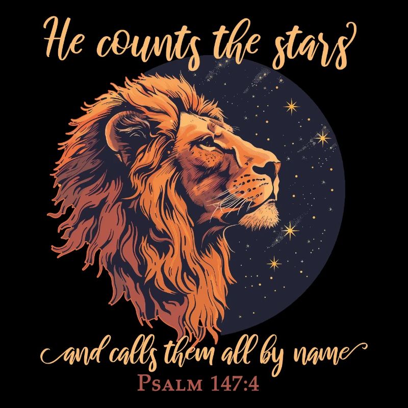 Löwe Bibelvers Christlich