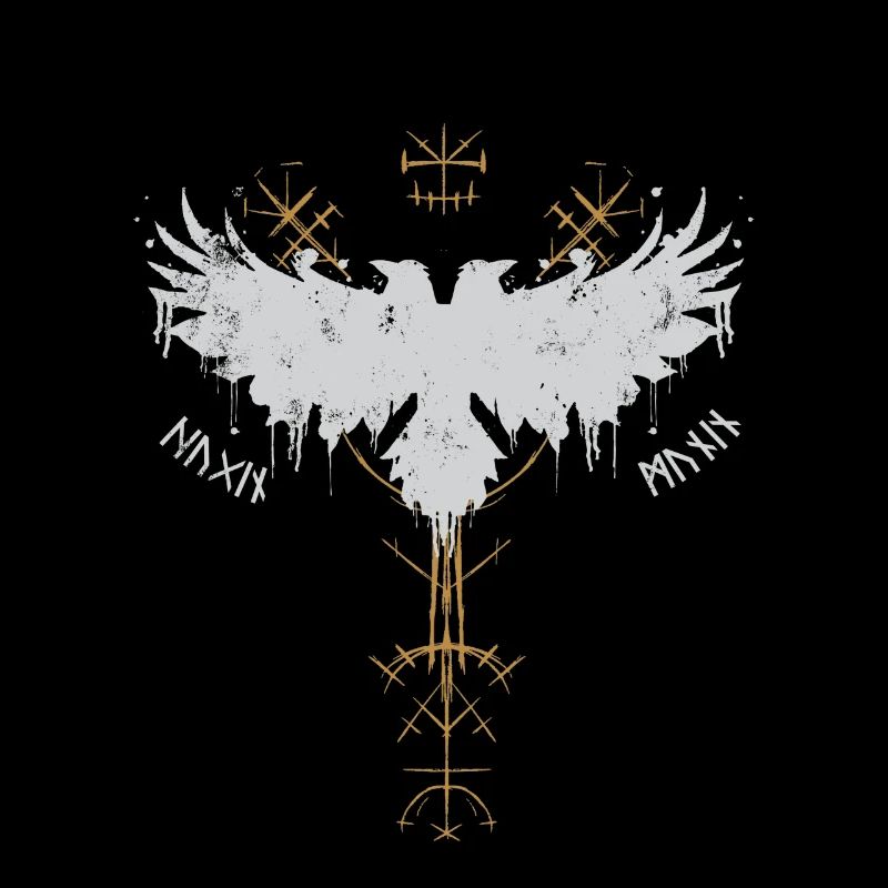Vikings - Hugin et Munin - Les corbeaux d’Odin