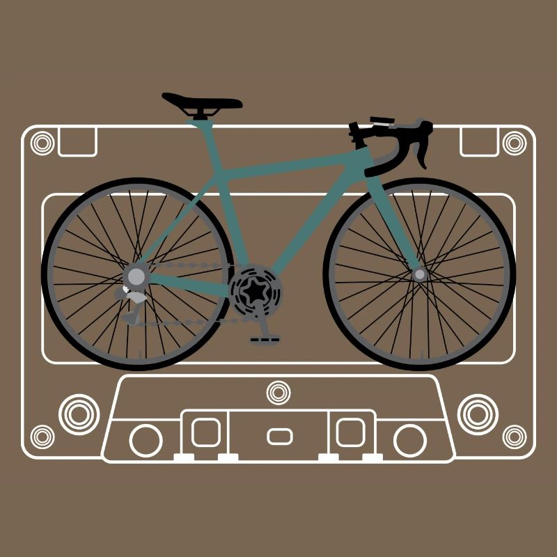 Impression de plan de vélo sarcelle