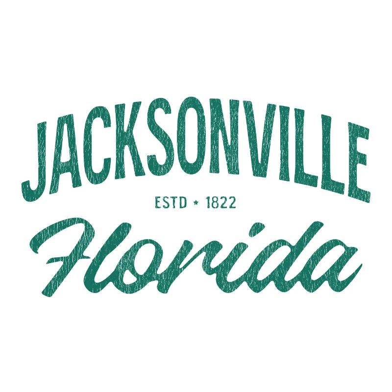 Jacksonville Florida Vintage Script
