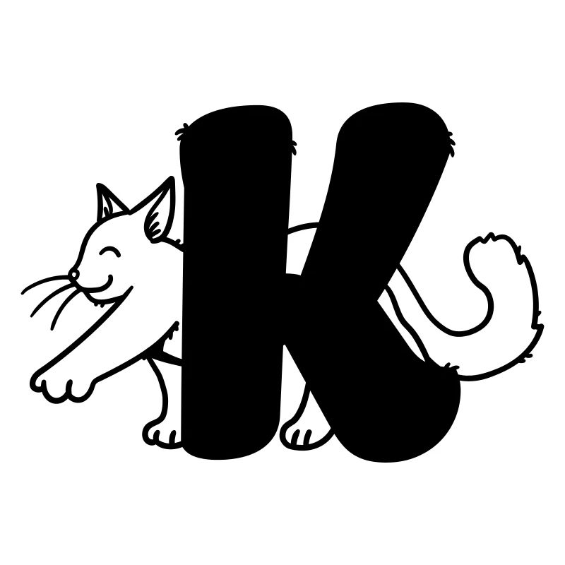 Lettre K chat