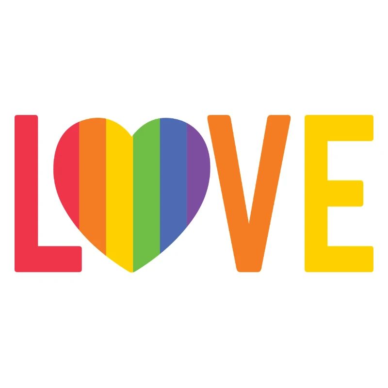 Regenbogenherz LOVE Design