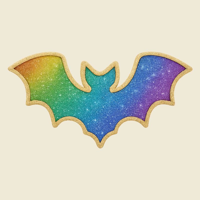 Rainbow Bat Glitter