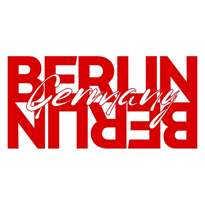 Superposition de lettrage Berlin