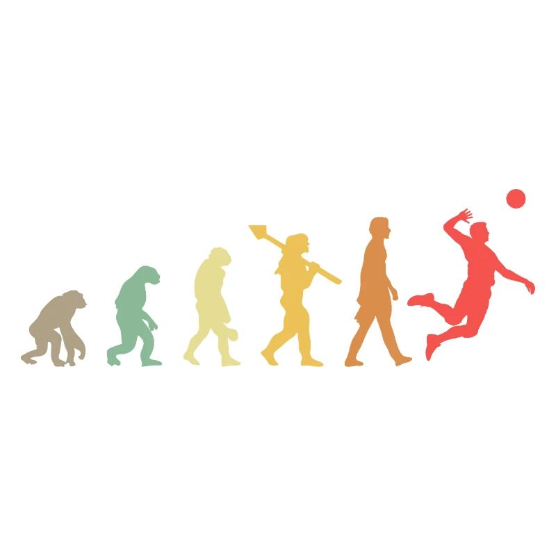 Joueurs de volley-ball Evolution