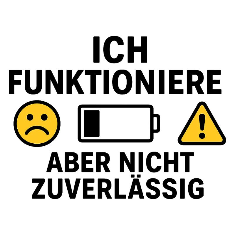 I just don't work reliably