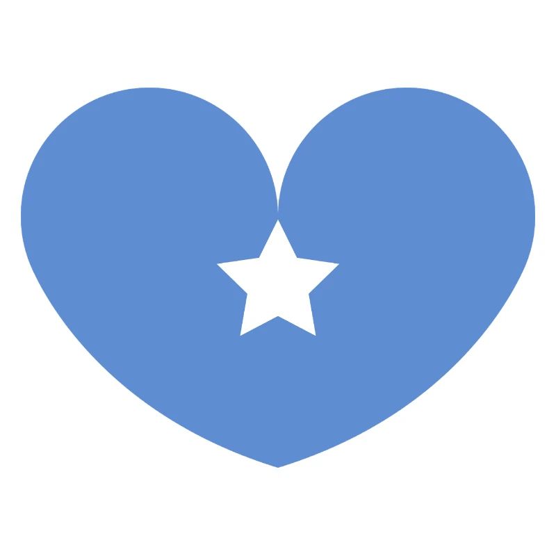 Drapeau du cœur somalien