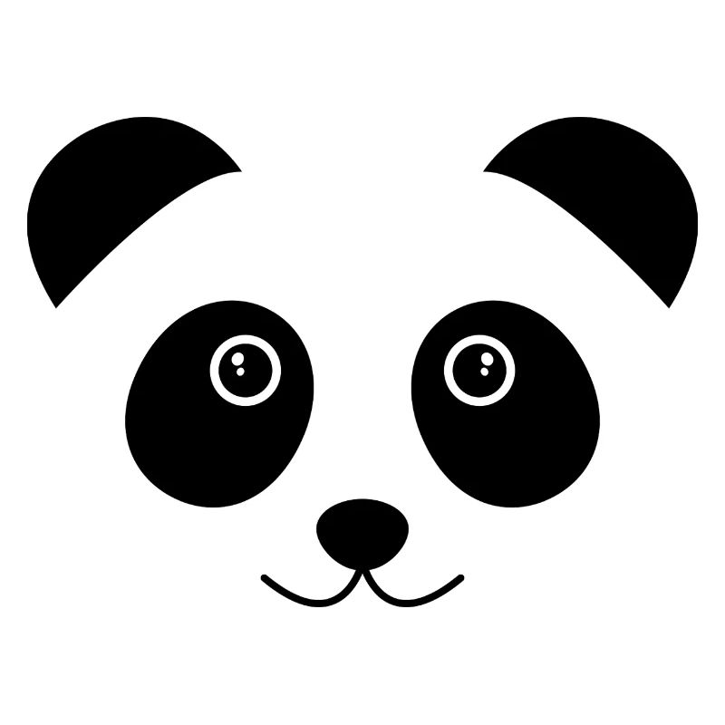 Visage de panda