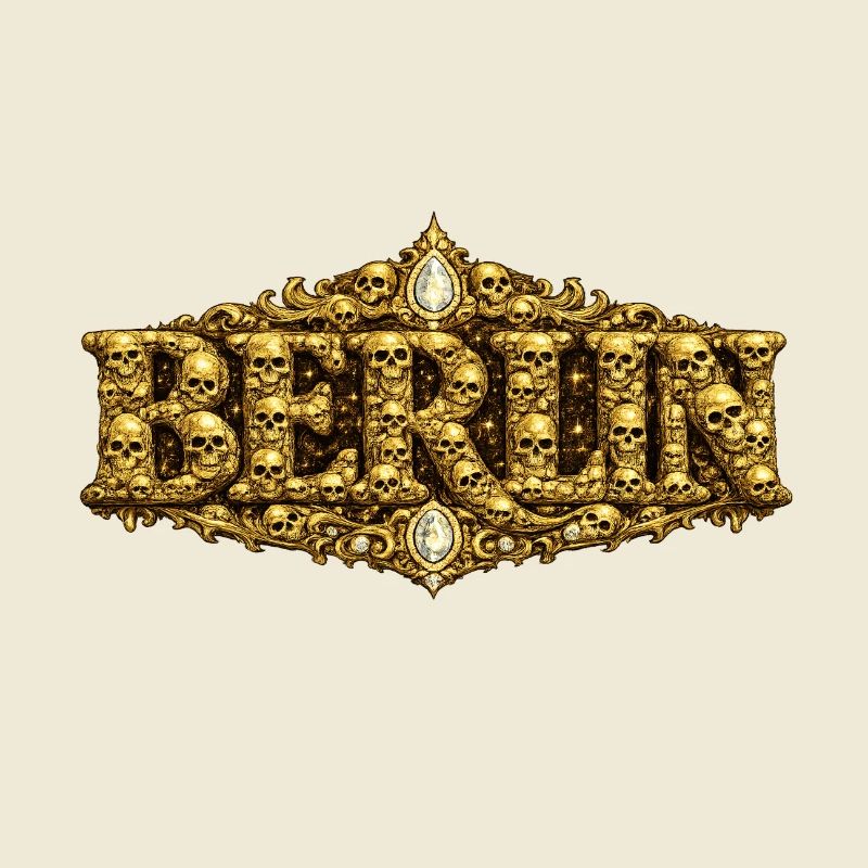 Baroque BERLIN with skull