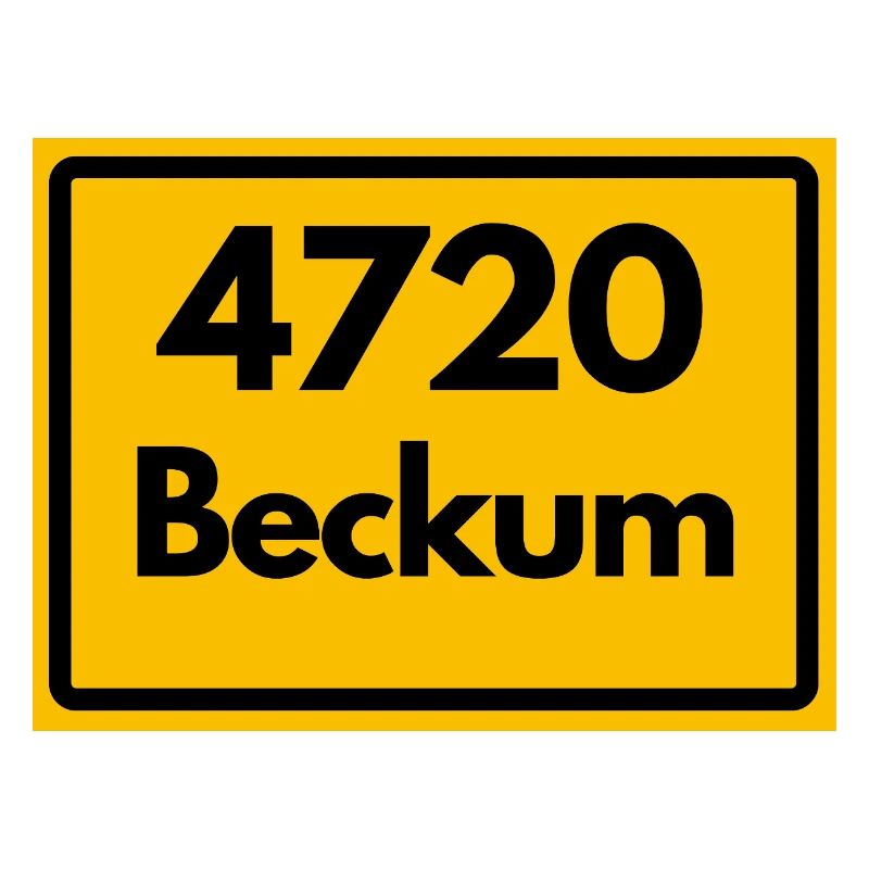 ANCIEN CODE POSTAL RETRO 4720 BECKUM – NRW