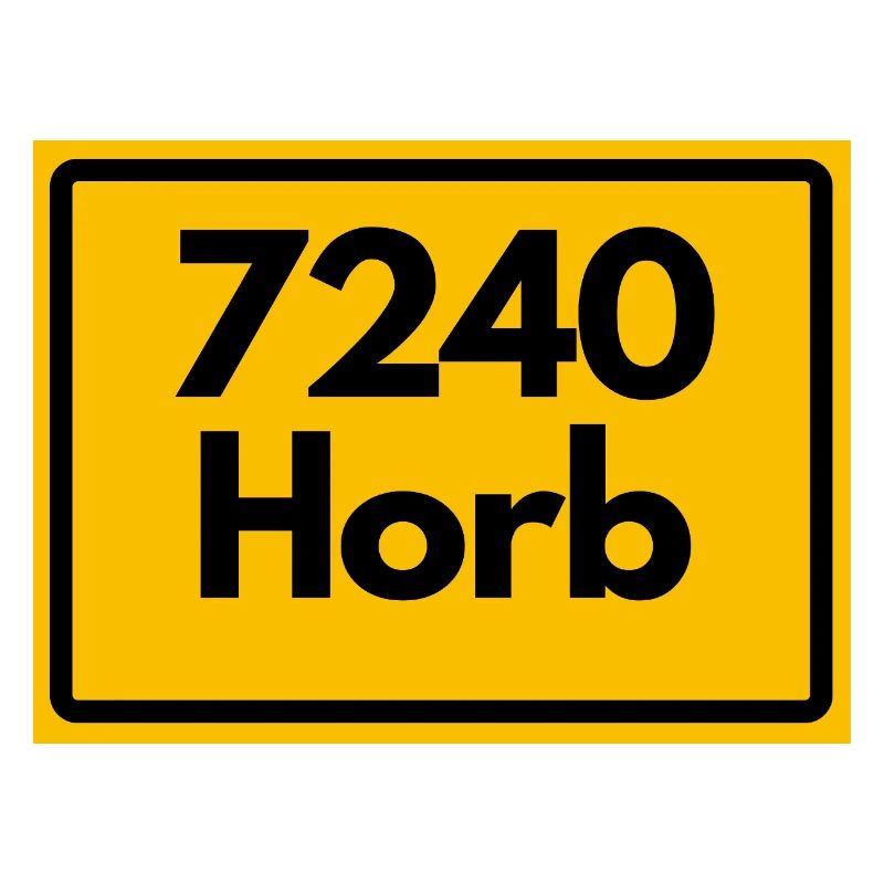 OLD POSTCODE POSTCODE RETRO 7240 HORB HEIMATSTOLZ