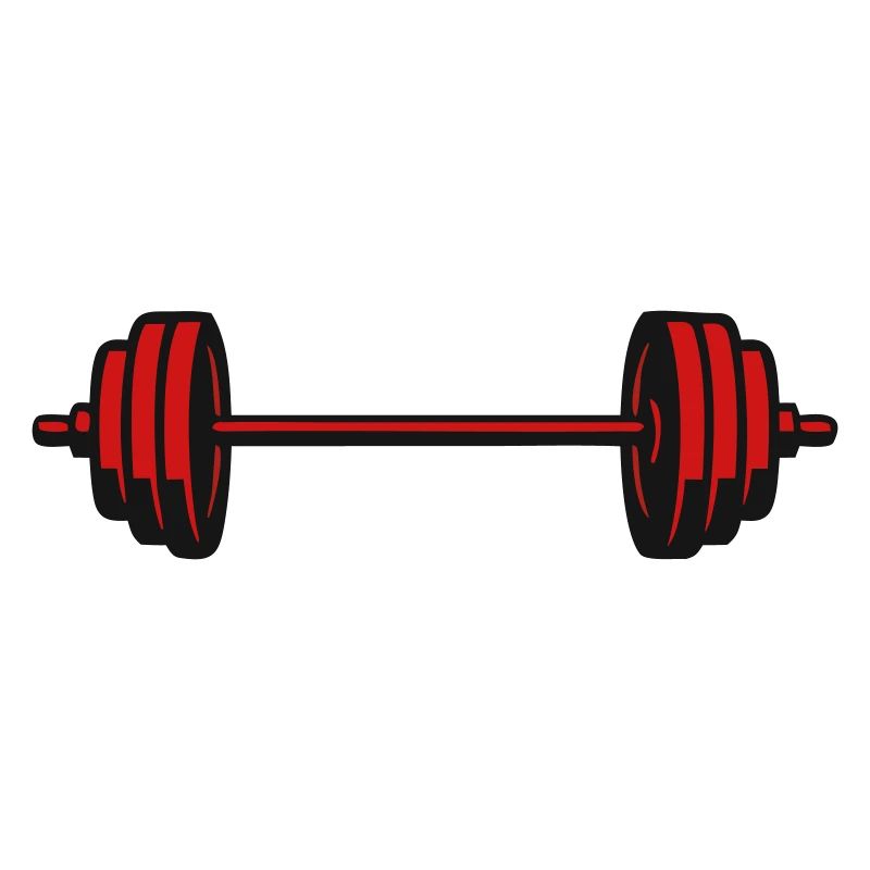 Barbell Weights Vector Icon