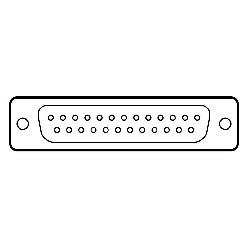 DB 25 Connector Parallel, Drucker
