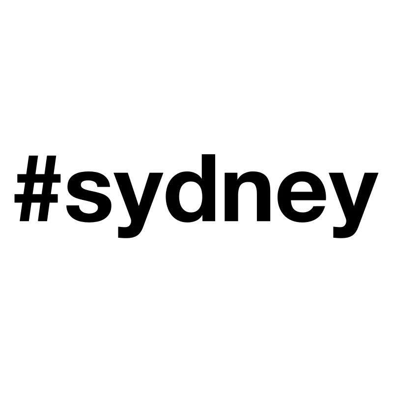 SYDNEY Australien Australie Hashtag