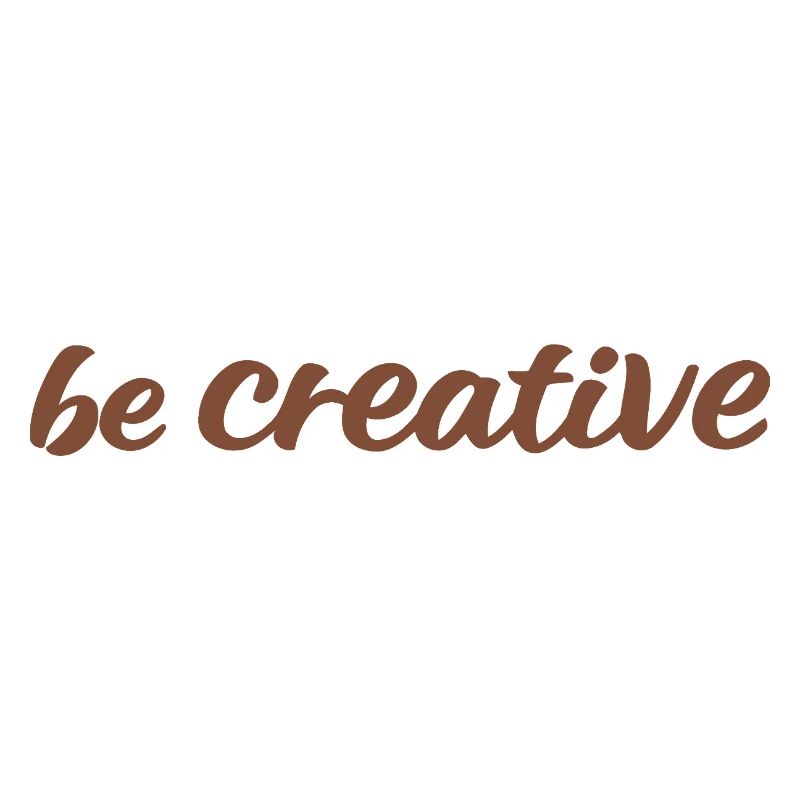 Sei kreativ Script Brown