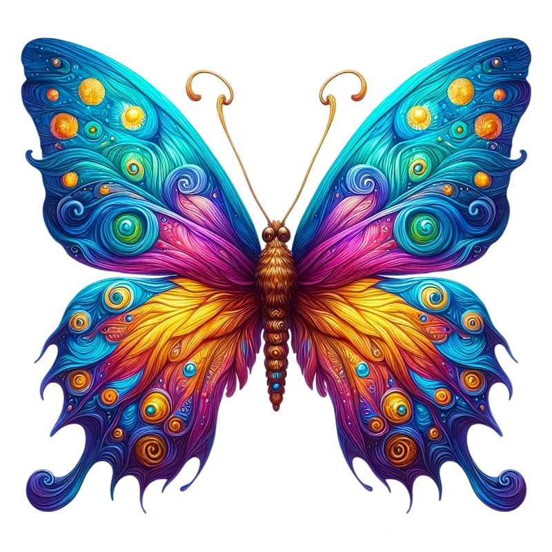 Papillon Van Gogh