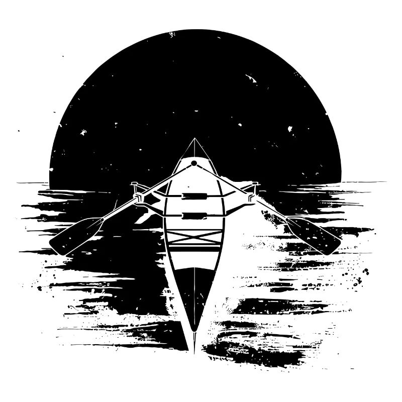 Dessin de bateau à rames