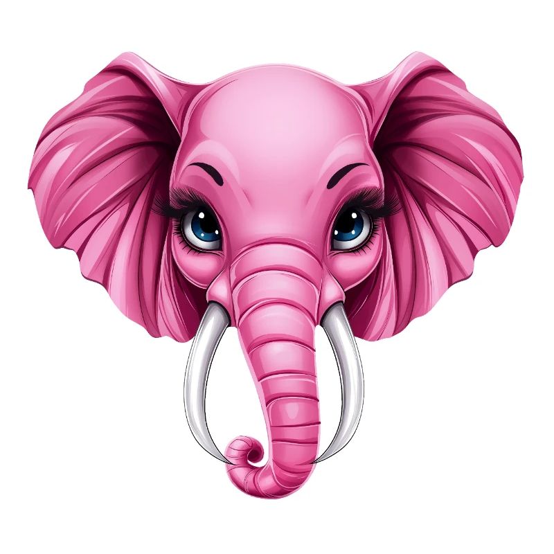 Mignon éléphant rose rose :)