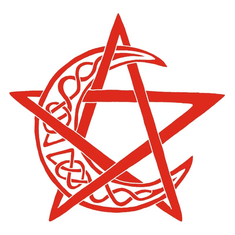 Red Lunar Pentagram