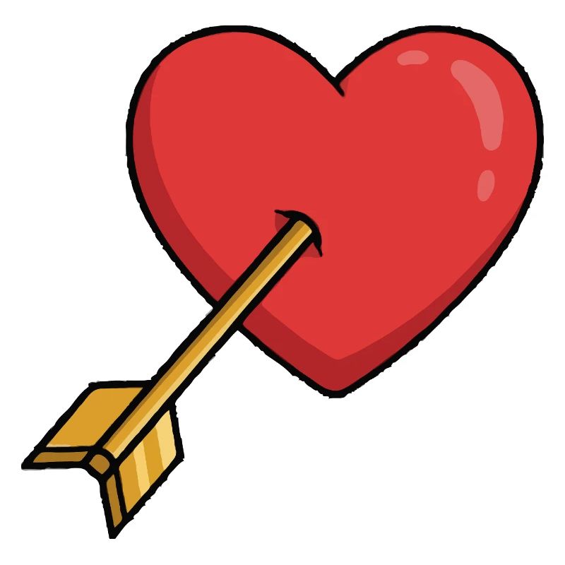 Flèche d’amour du cœur