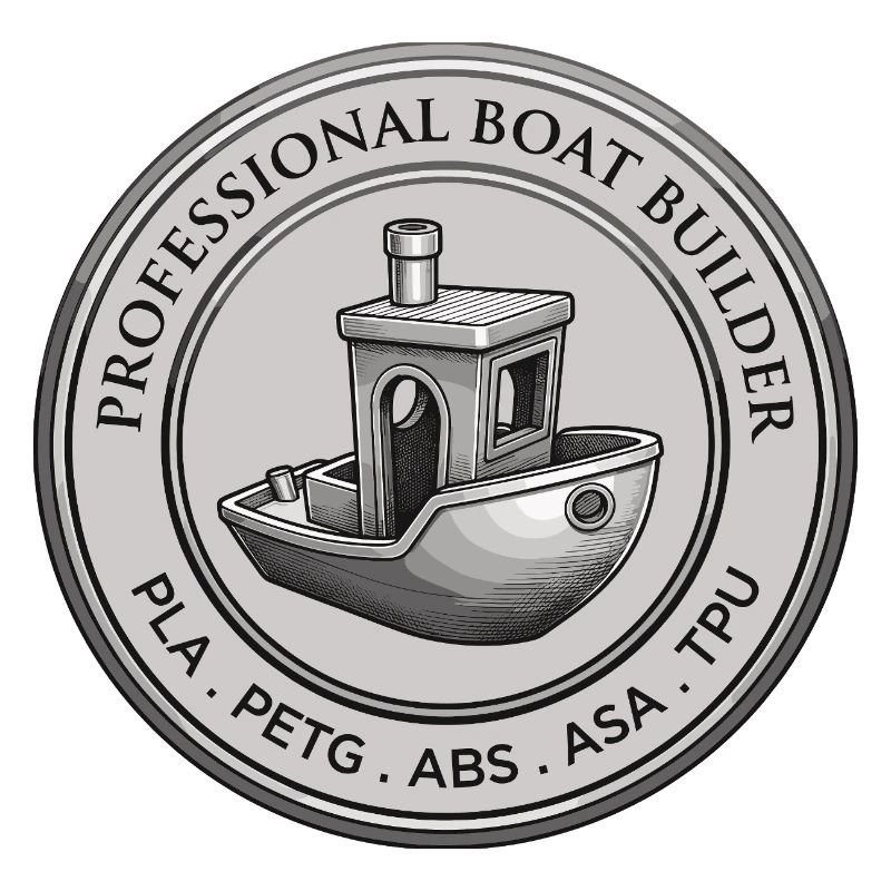 Professional Boat Builder – 3D Printing Emblem