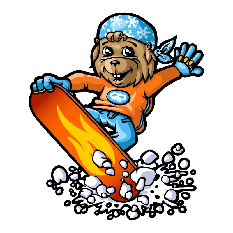Murmeltier Schnee 02