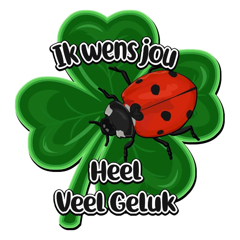 Lucky Ladybug on Clover Four